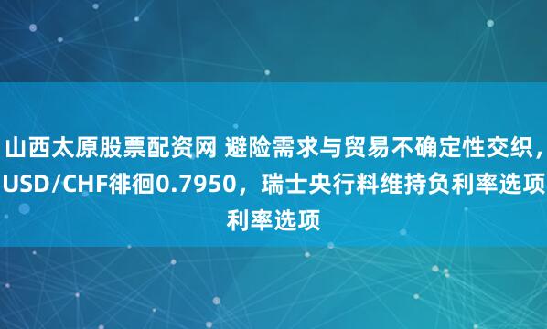 山西太原股票配资网 避险需求与贸易不确定性交织，USD/CHF徘徊0.7950，瑞士央行料维持负利率选项