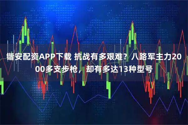 锴安配资APP下载 抗战有多艰难？八路军主力2000多支步枪，却有多达13种型号